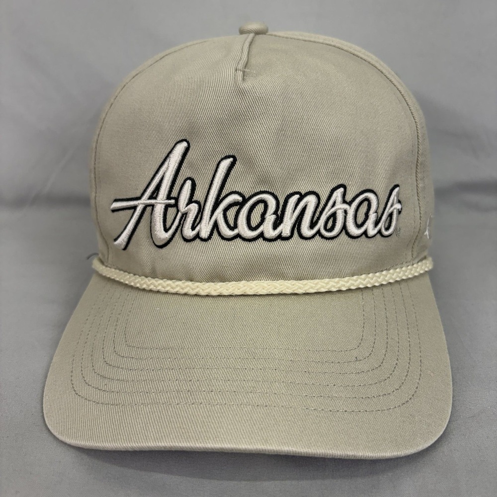 '47 Brand Arkansas Razorbacks Rope Hat Unisex OSFA Tan Snapback Cap